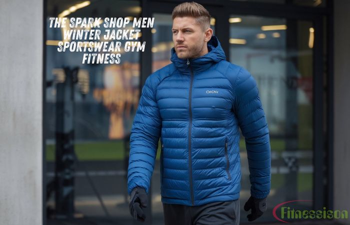 The Spark Shop Men Winter Jacket Sportswear Gym Fitness