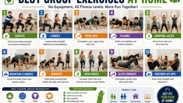 best group exercises at home