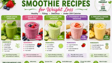 5 best low-calorie smoothie recipes for weight loss