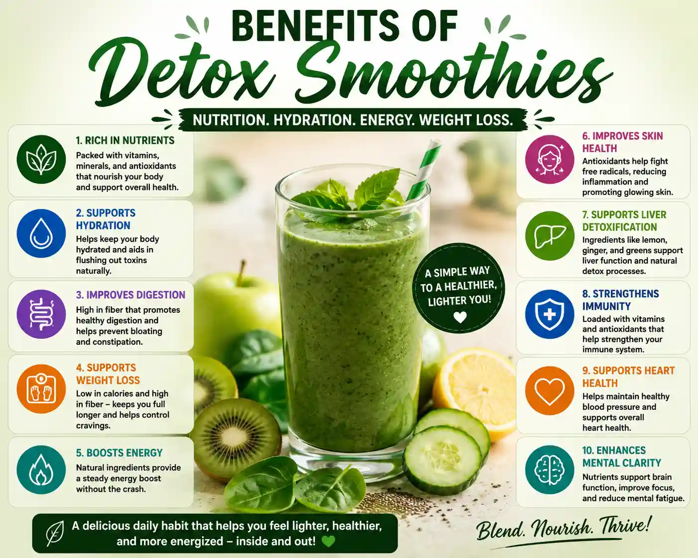 benefits of detox smoothies
