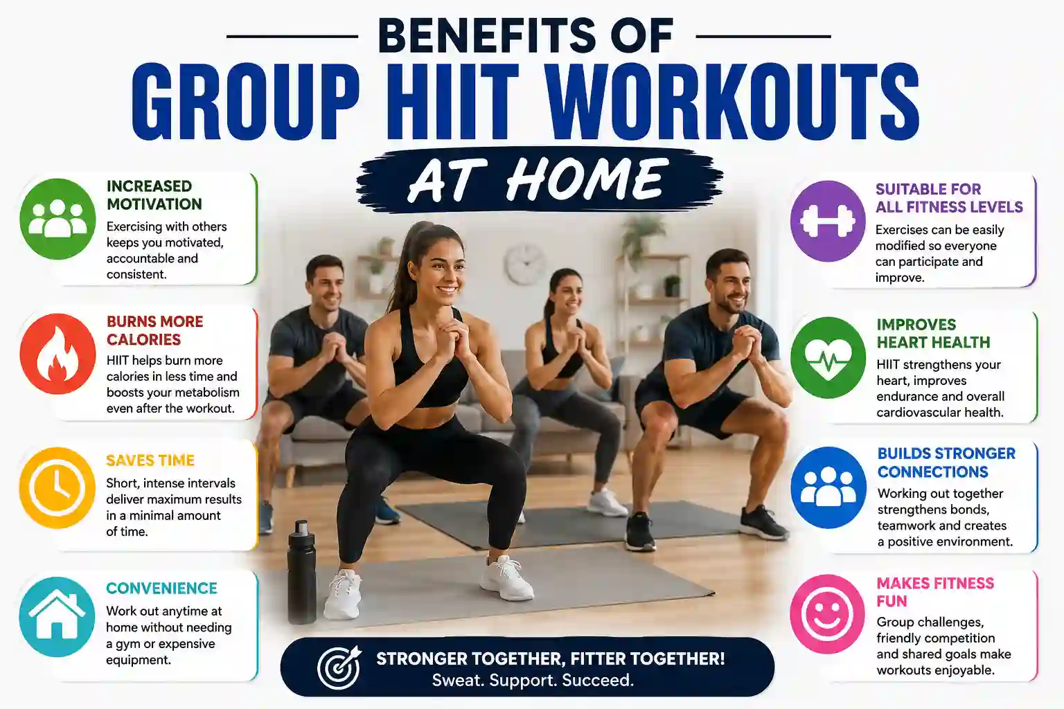 benefits of group hiit workouts at home