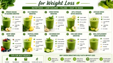 best green smoothie recipes for weight loss