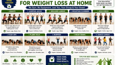 best group exercises for weight loss at home