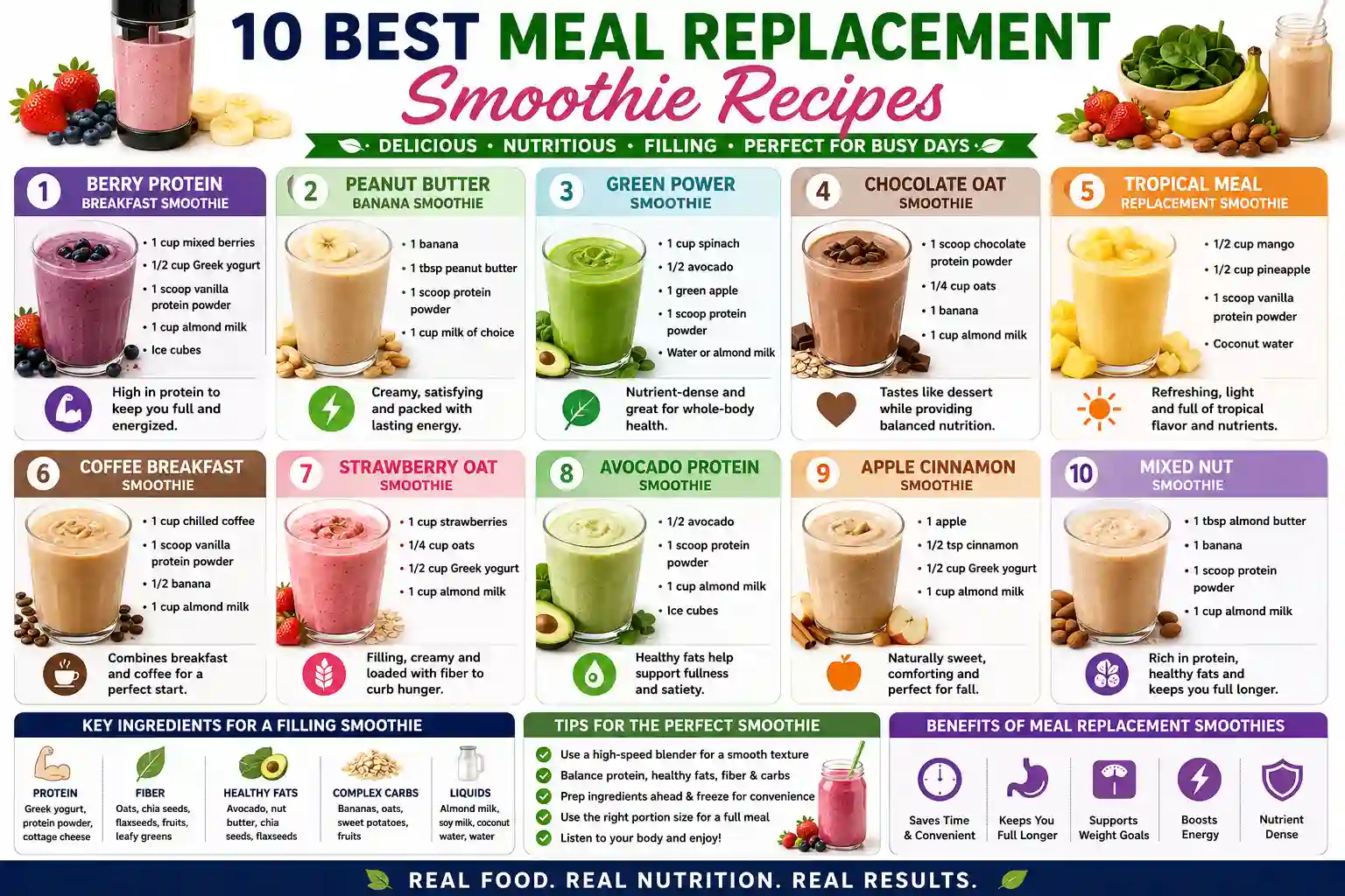 best meal replacement smoothie recipes