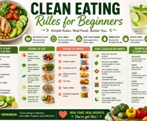clean eating rules for beginners