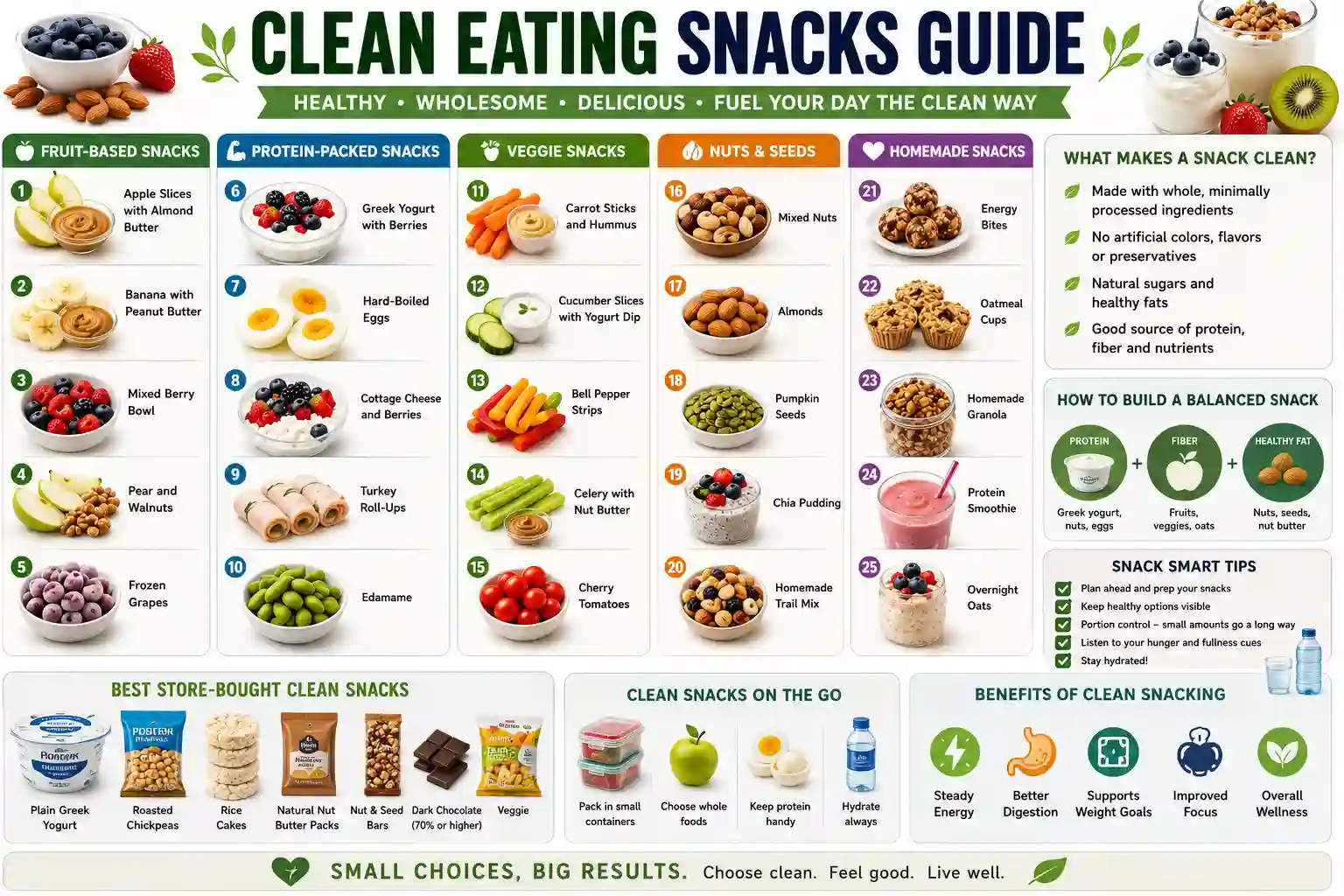 clean eating snacks guide