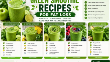 green smoothie recipes for fat loss