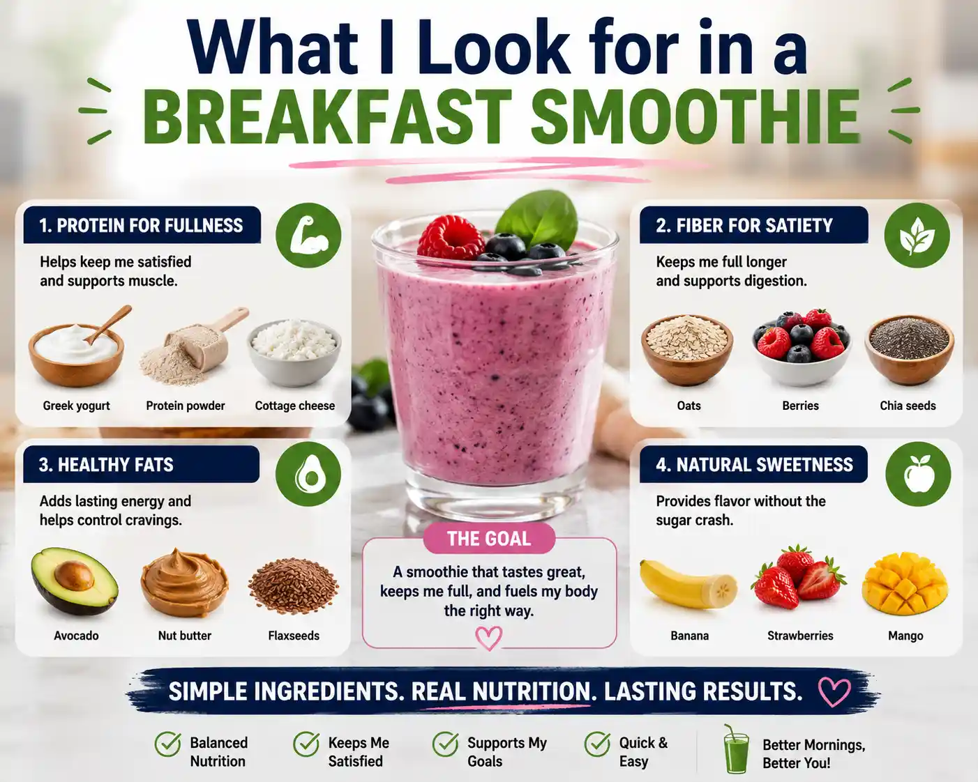 what i look for in a breakfast smoothie