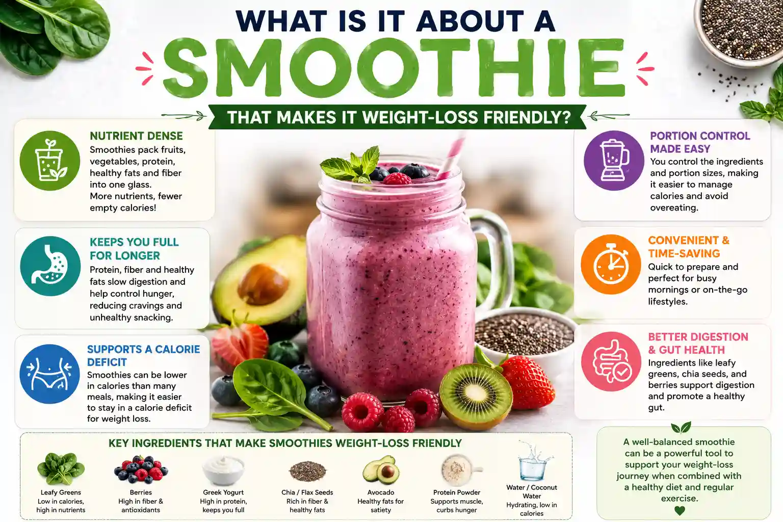 what is it about a Smoothie that makes it weight-loss friendly
