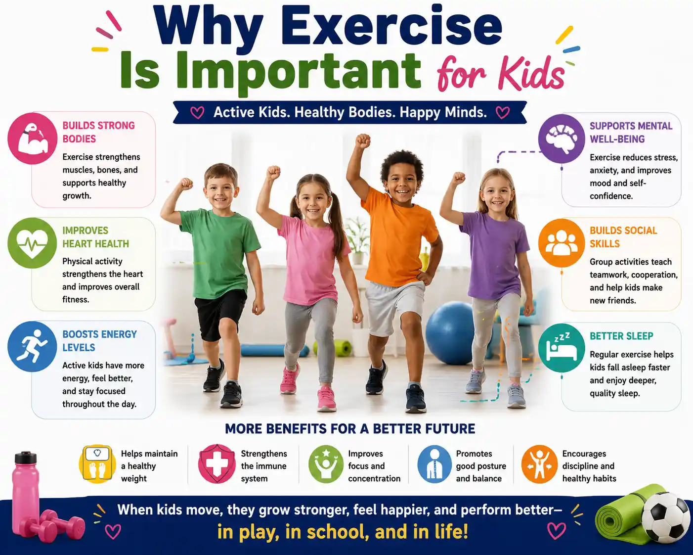 why exercise is important for kids