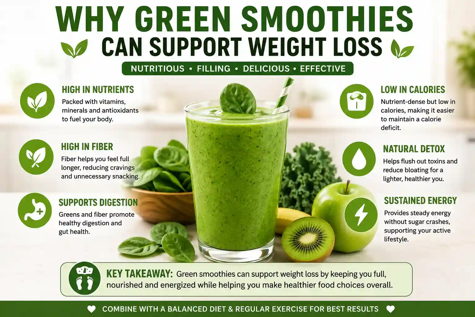 why green smoothies can support weight loss