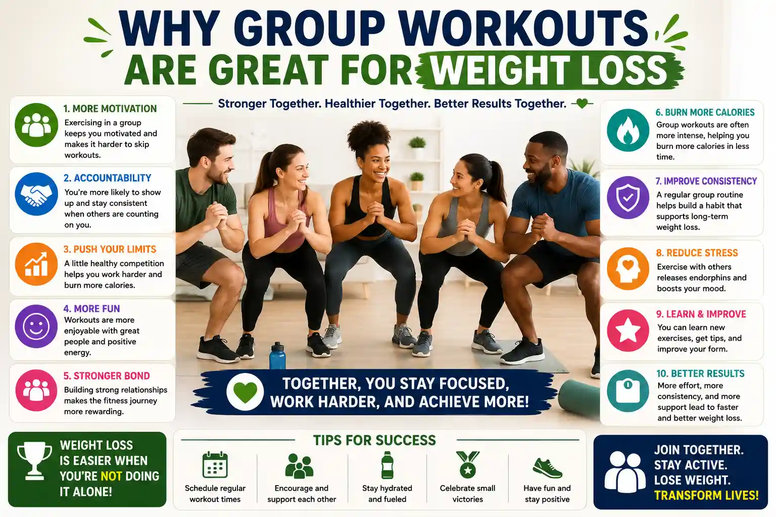 why group workouts are great for weight loss