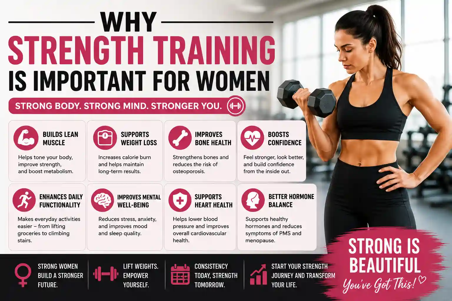 why strength training is important for women