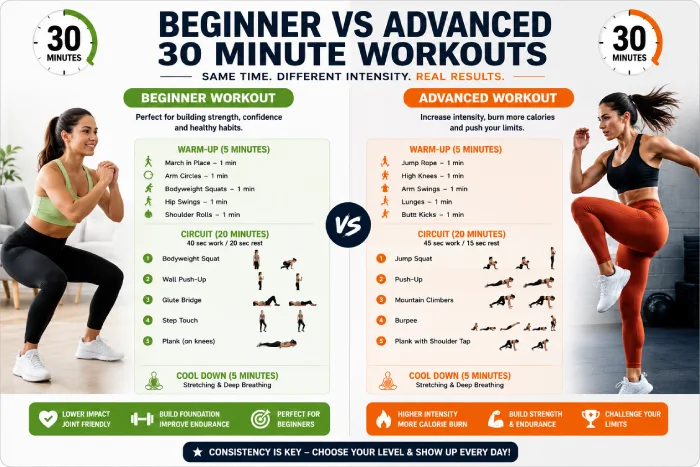 beginner vs advanced 30 minute workouts-1