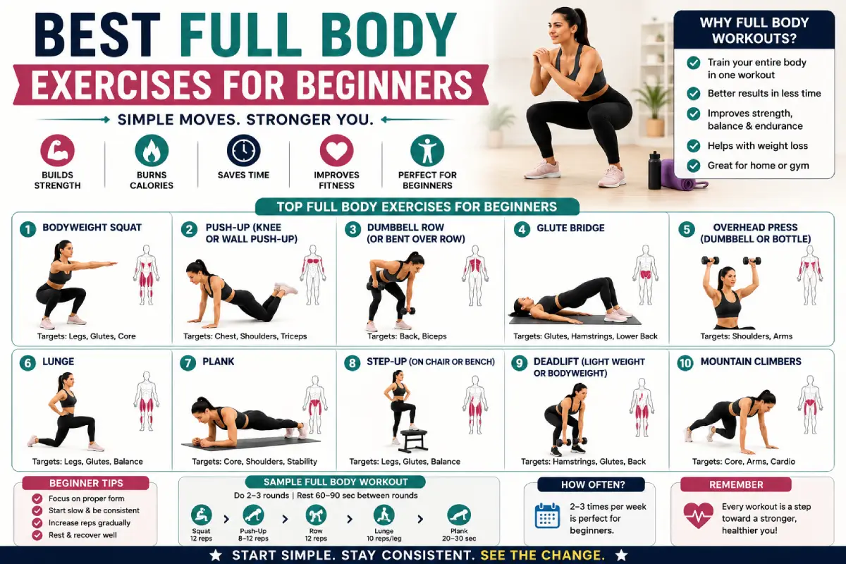 best full body exercises for beginners