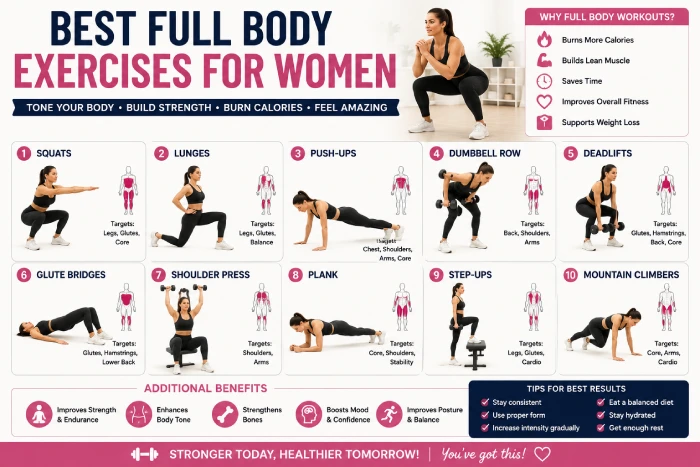 best full body exercises for women
