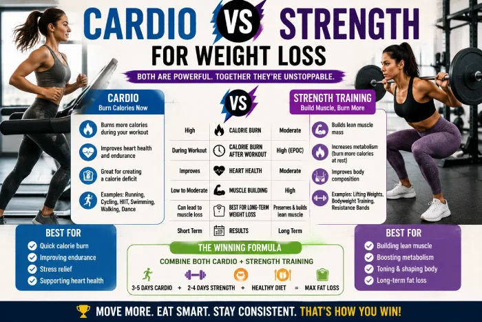 cardio vs strength for weight loss