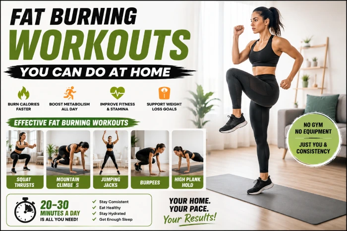 fat burning workouts you can do at home