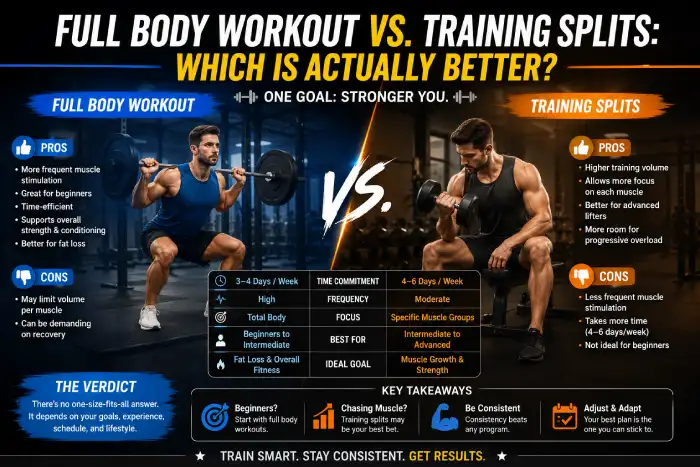 full body workout vs training splits which is actually better