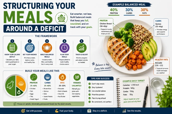 structuring your meals around a deficit