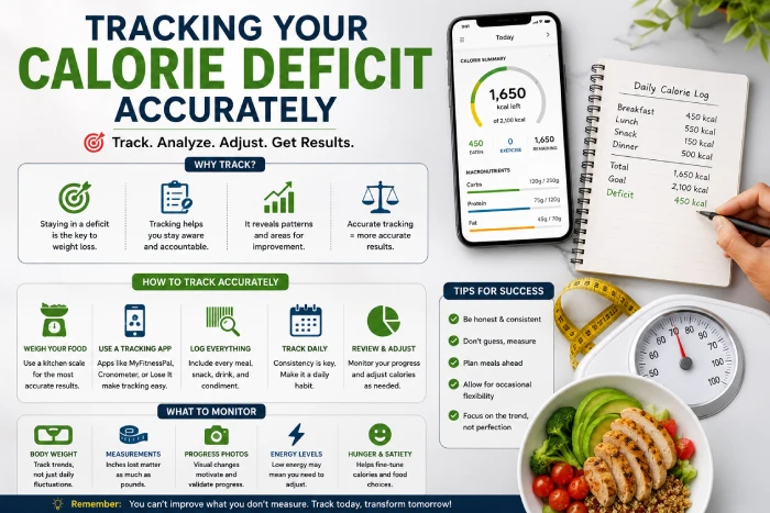 tracking your calorie deficit accurately
