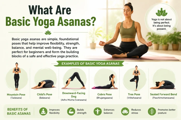 what are basic yoga asanas