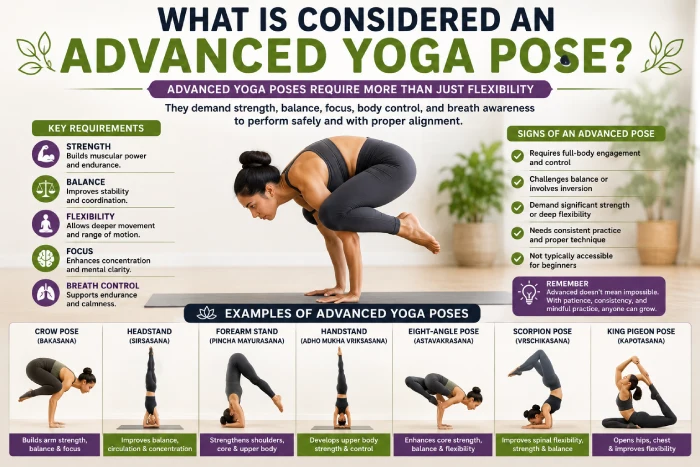 what is considered an advanced yoga pose