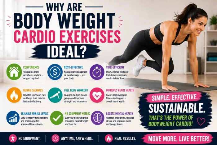 why are body weight cardio exercises ideal