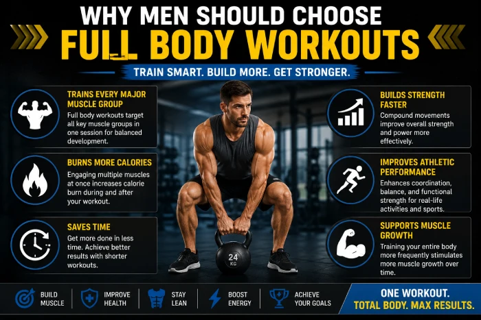 why men should choose full body workouts