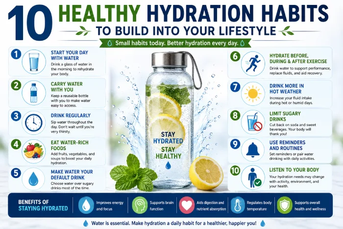 10 healthy hydration habits to build into your lifestyle