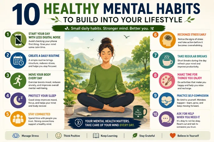 10 healthy mental habits to build into your lifestyle