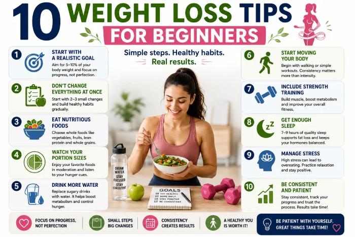 10 weight loss tips for beginners
