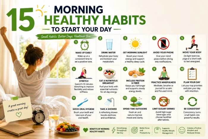 15 morning healthy habits to start your day
