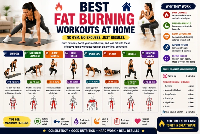 best fat burning workouts at home