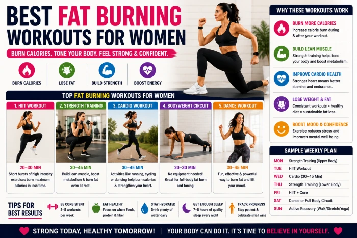 best fat burning workouts for women