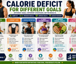 calorie deficit for different goals