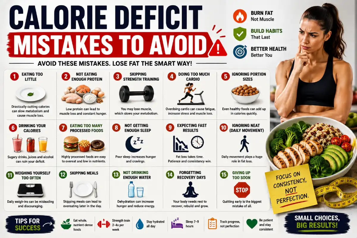 calorie deficit mistakes to avoid