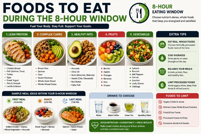 foods to eat during the 8-hour window