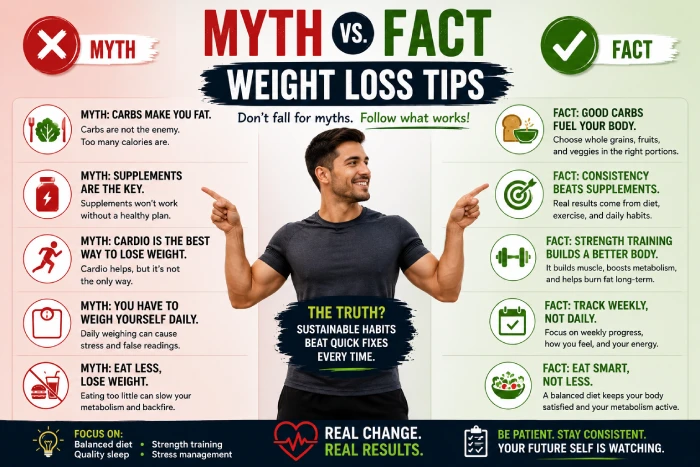 myth vs fact weight loss tips