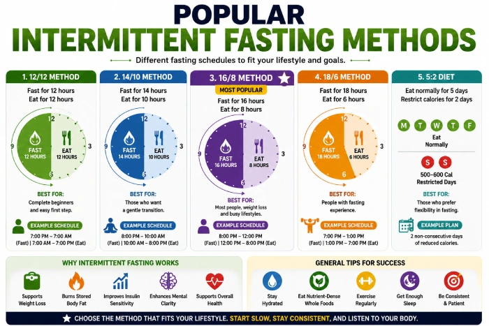 popular intermittent fasting methods