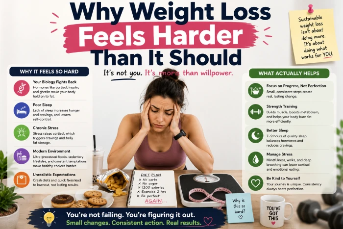 why weight loss feels harder than it should