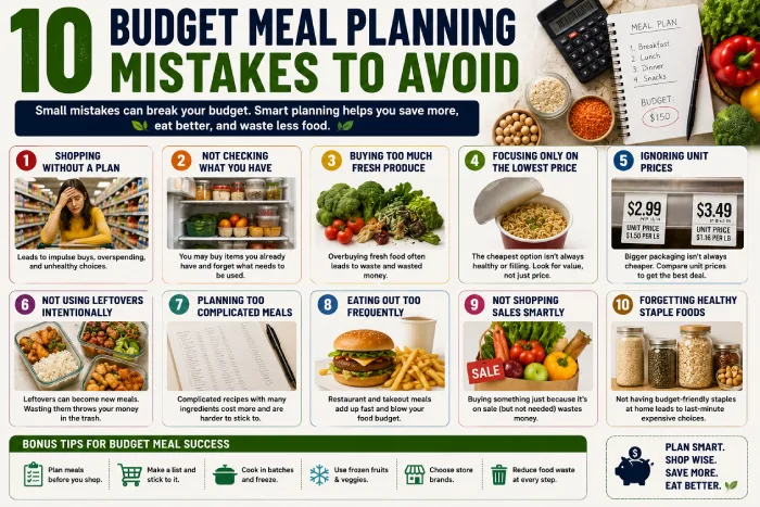 10 budget meal planning mistakes to avoid