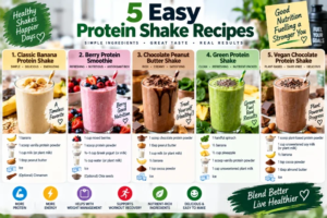 5 easy protein shake recipes
