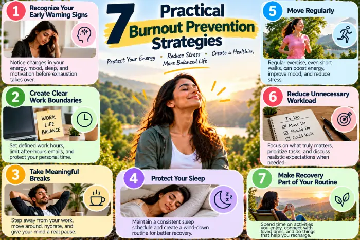 7 practical burnout prevention strategies
