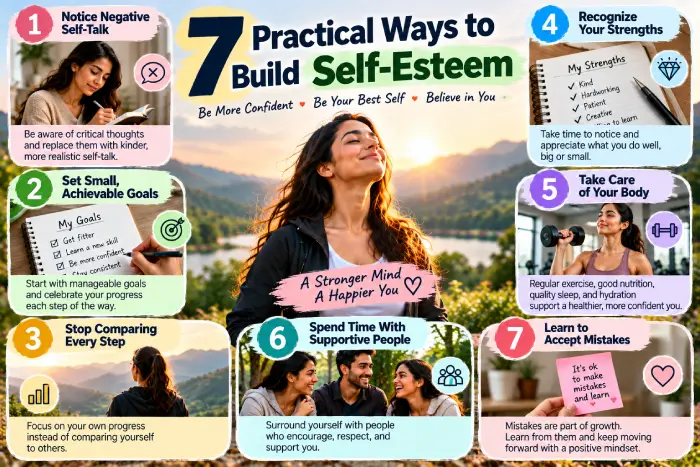 7 practical ways to build self-esteem