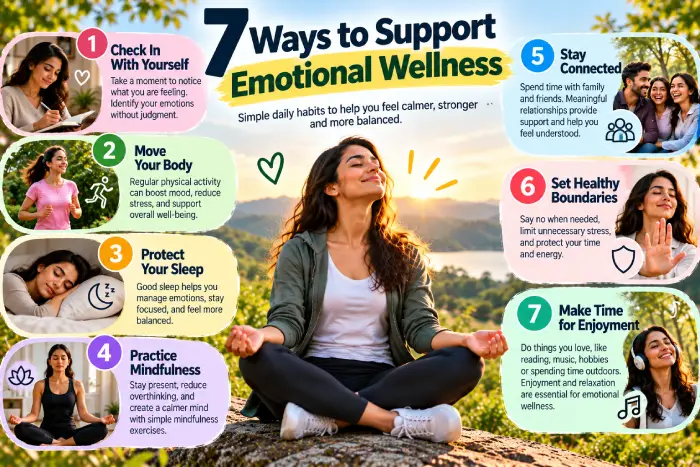 7 ways to support emotional wellness