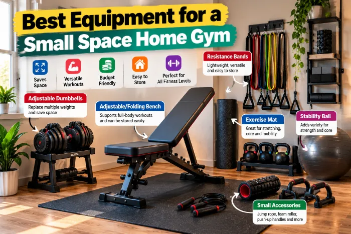 best equipment for a small space home gym