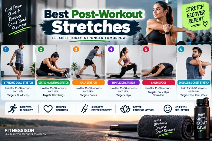 best post-workout stretches