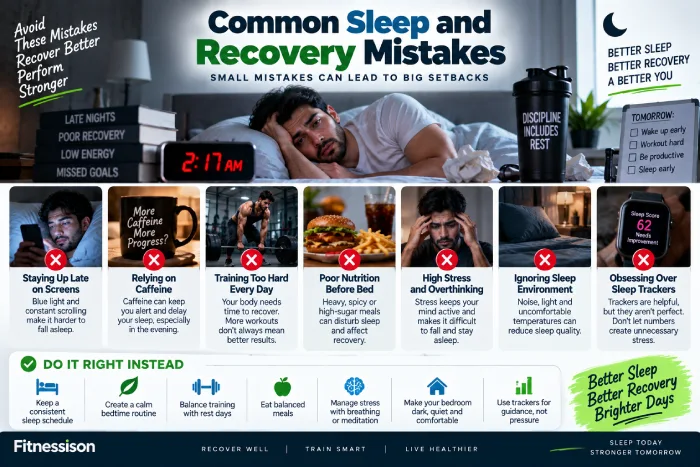 common sleep and recovery mistakes