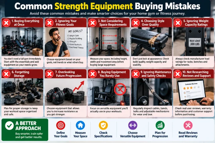 common strength equipment buying mistakes
